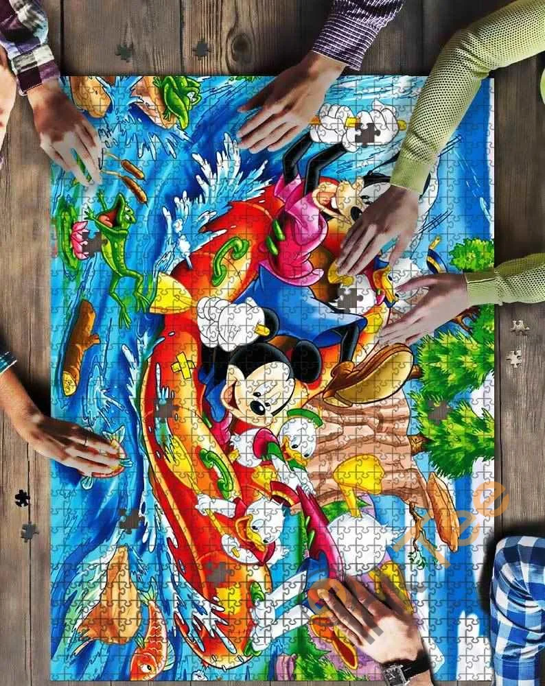 Mickey And Friend Funny Jigsaw Puzzle