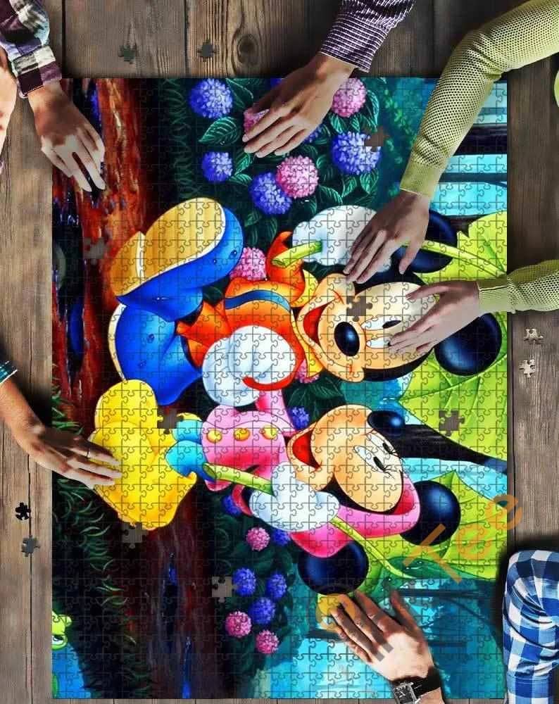 Mickey And Minnie Mouse Jigsaw Puzzle