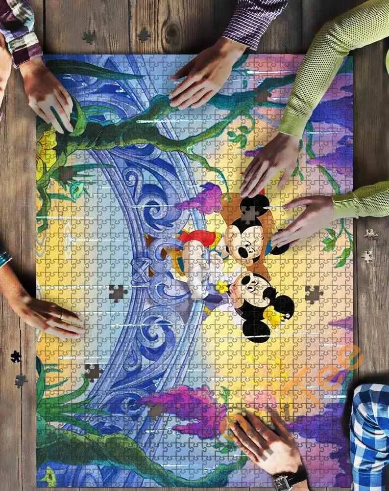 Mickey Love Jigsaw Puzzle