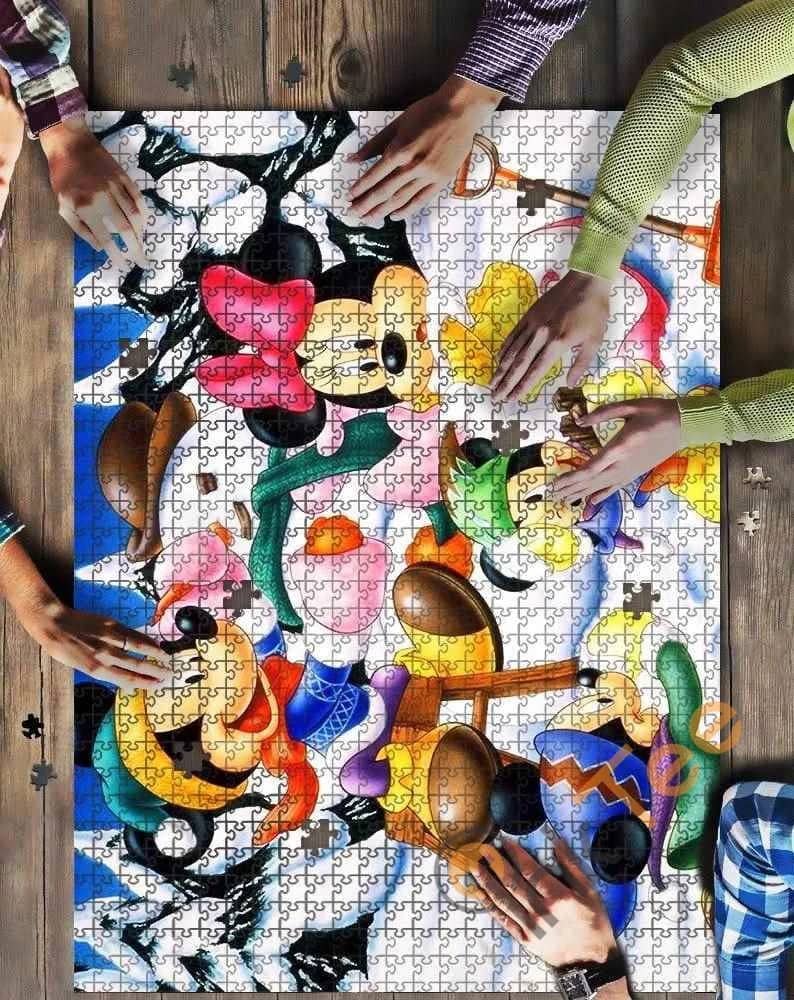 Mickey Mouse And Friends Snow Jigsaw Puzzle