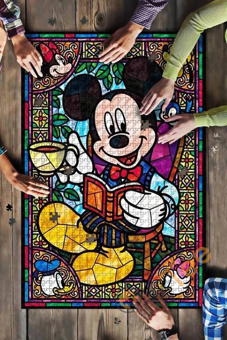 Mickey Tea Art Jigsaw Puzzle
