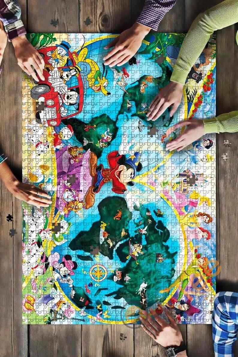 Mickey World Jigsaw Puzzle