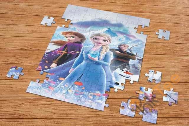Movie Frozen 2 Anna Elsa Kristoff Sku 0716 Jigsaw Puzzle