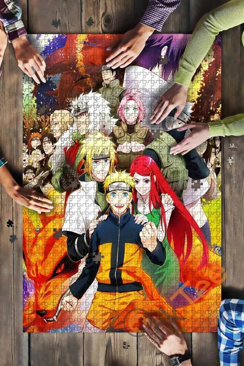 Naruto And Family And Friends Jigsaw Puzzle