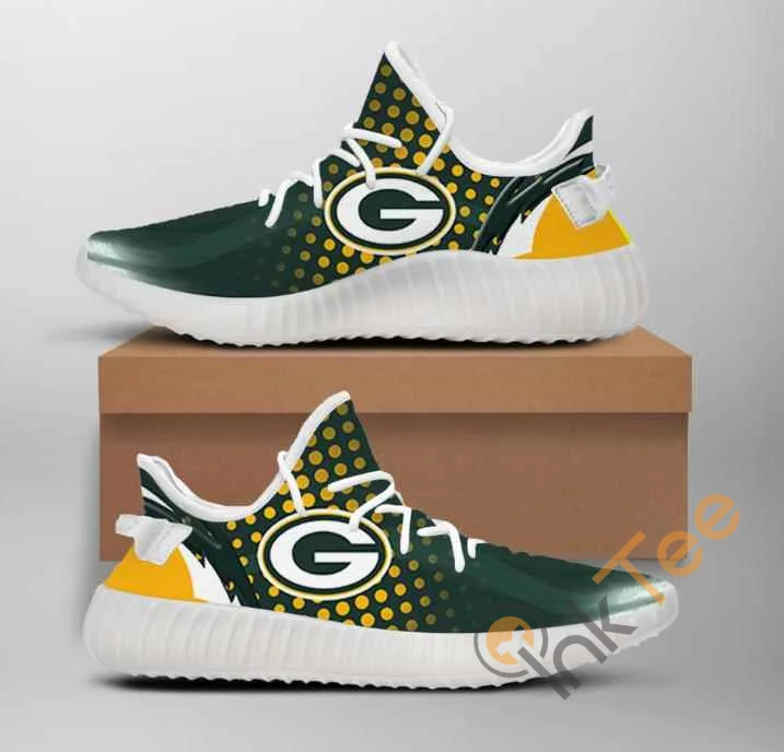 Nfl Green Bay Packers Team Big Logo Amazon Best Selling Yeezy Boost