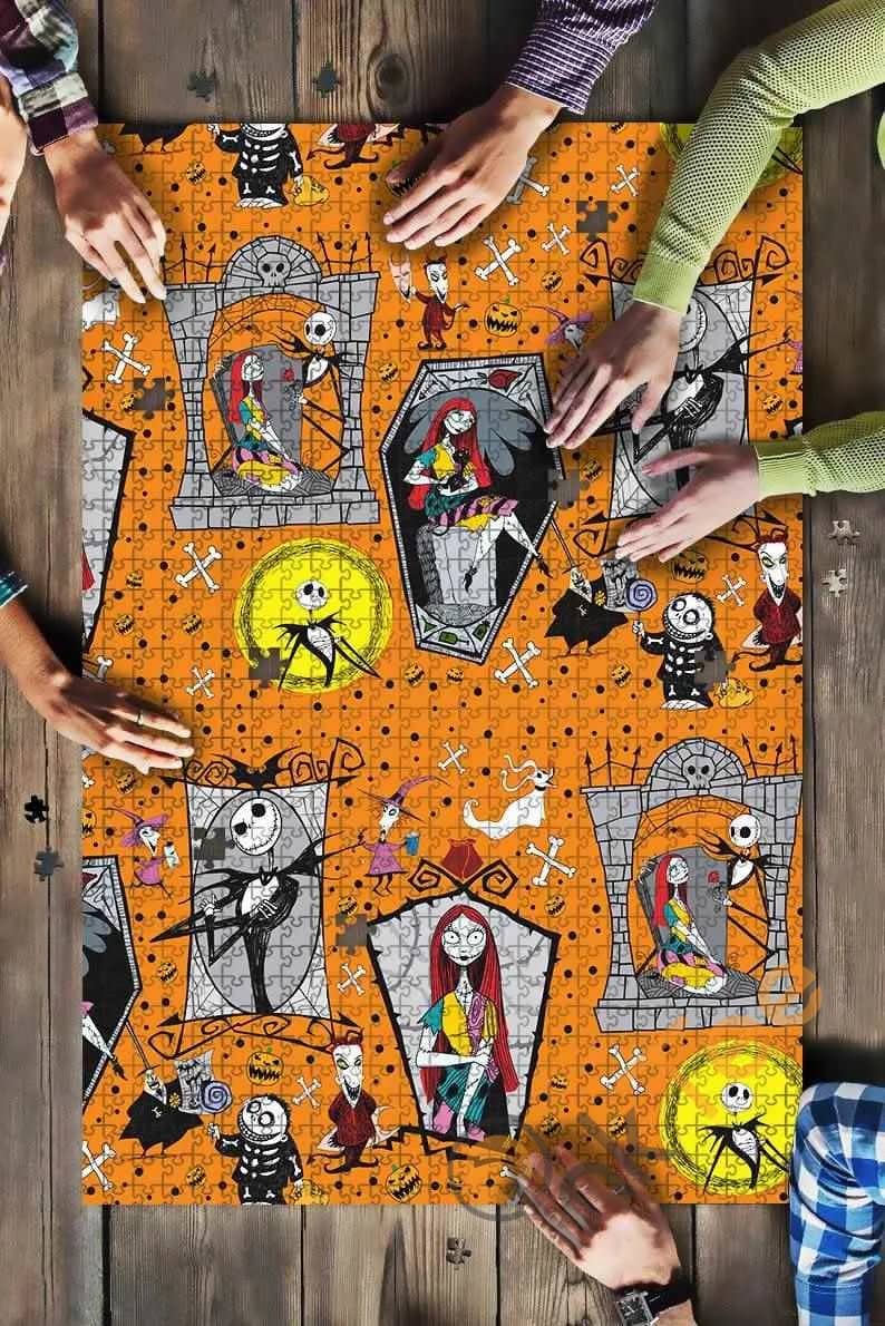 Nightmare Orange Kids Toys Jigsaw Puzzle