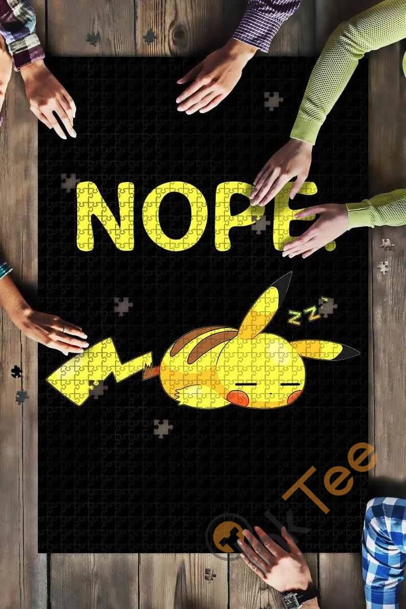 Pikachu Nope Kids Toys Jigsaw Puzzle