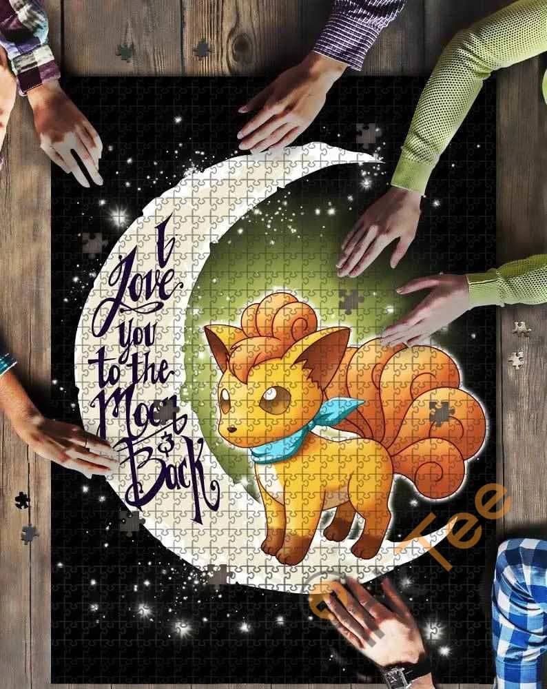 Pokemon Fire Love To The Moon Kid Toys Jigsaw Puzzle