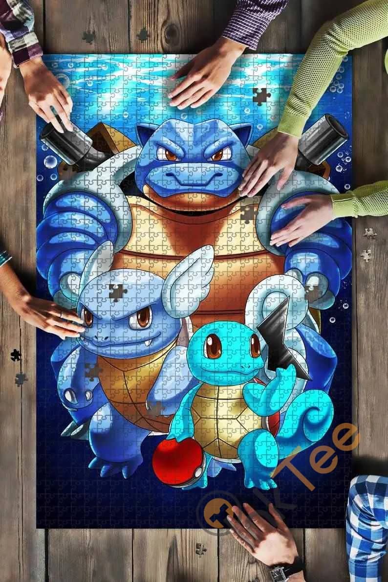 Pokemon Squirtle Evolution Kid Toys Jigsaw Puzzle