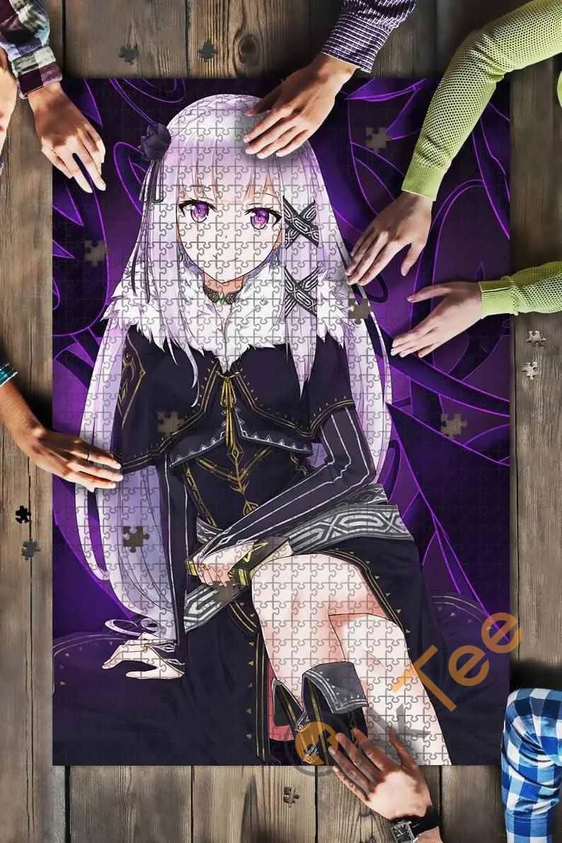 Rezero Emilia Hd Kids Toys Jigsaw Puzzle
