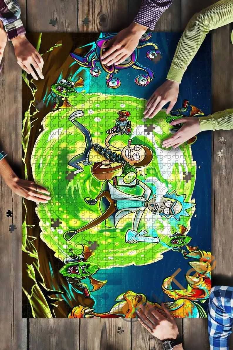 Rick And Morty Another Dimension Jigsaw Puzzle