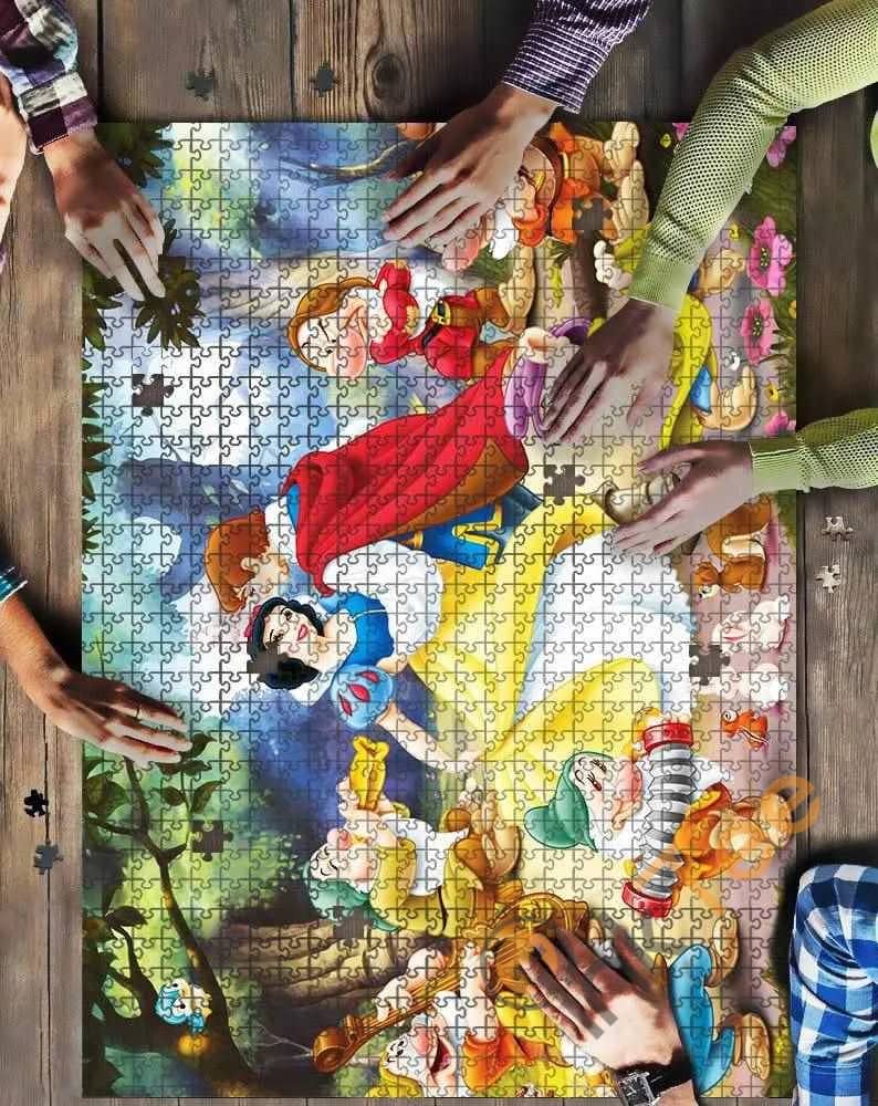 Snow White And The Seven Dwarfs Dancing With Prince Kid Toys Jigsaw Puzzle