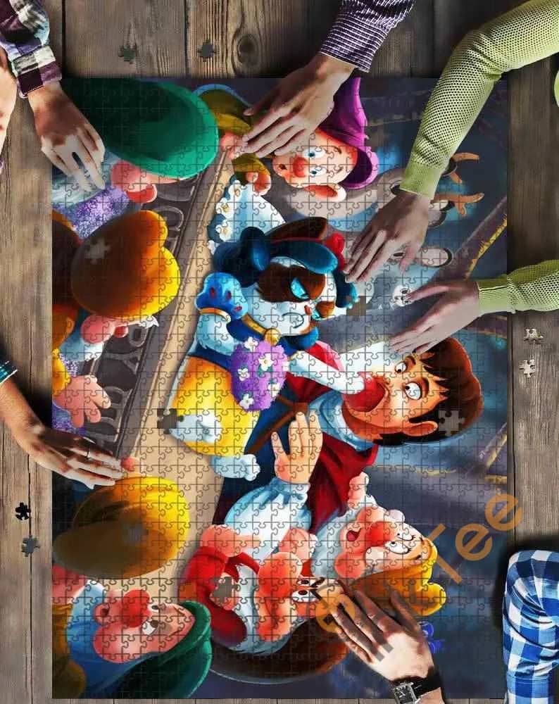 Snow White Cat Kid Toys Jigsaw Puzzle