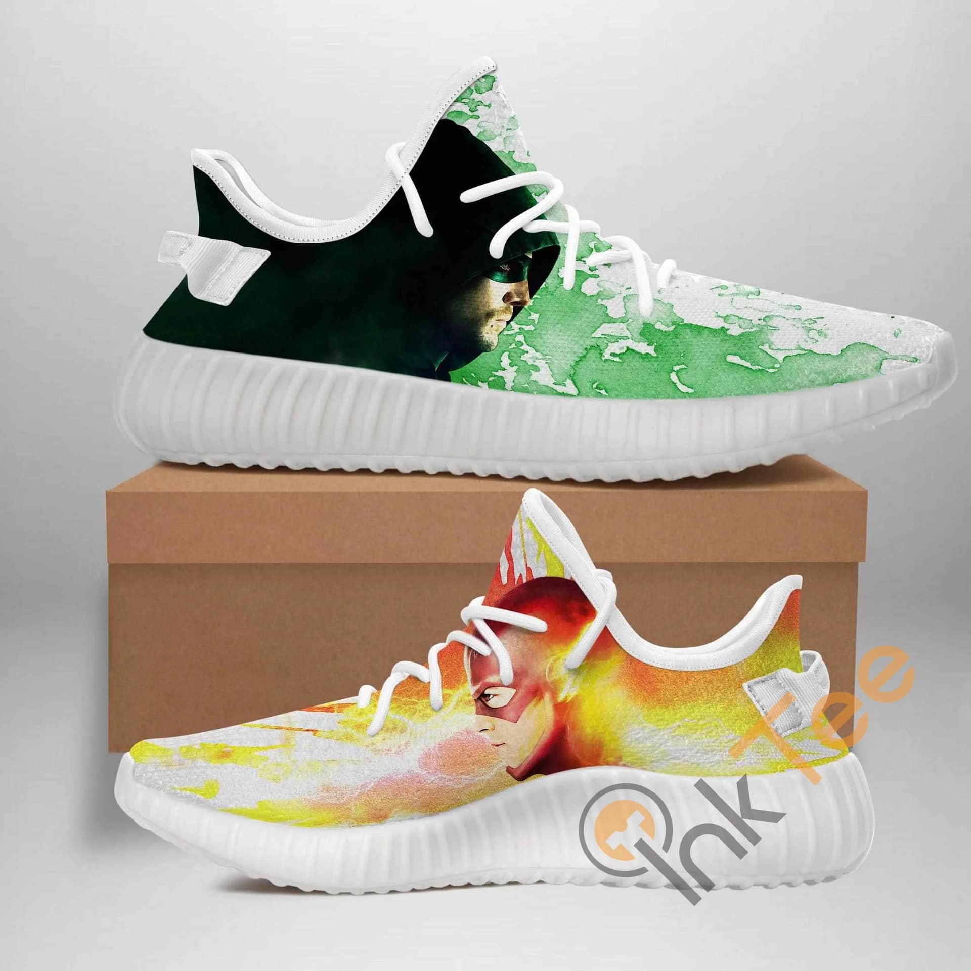 The Flash The Arrow White Amazon Best Selling Yeezy Boost