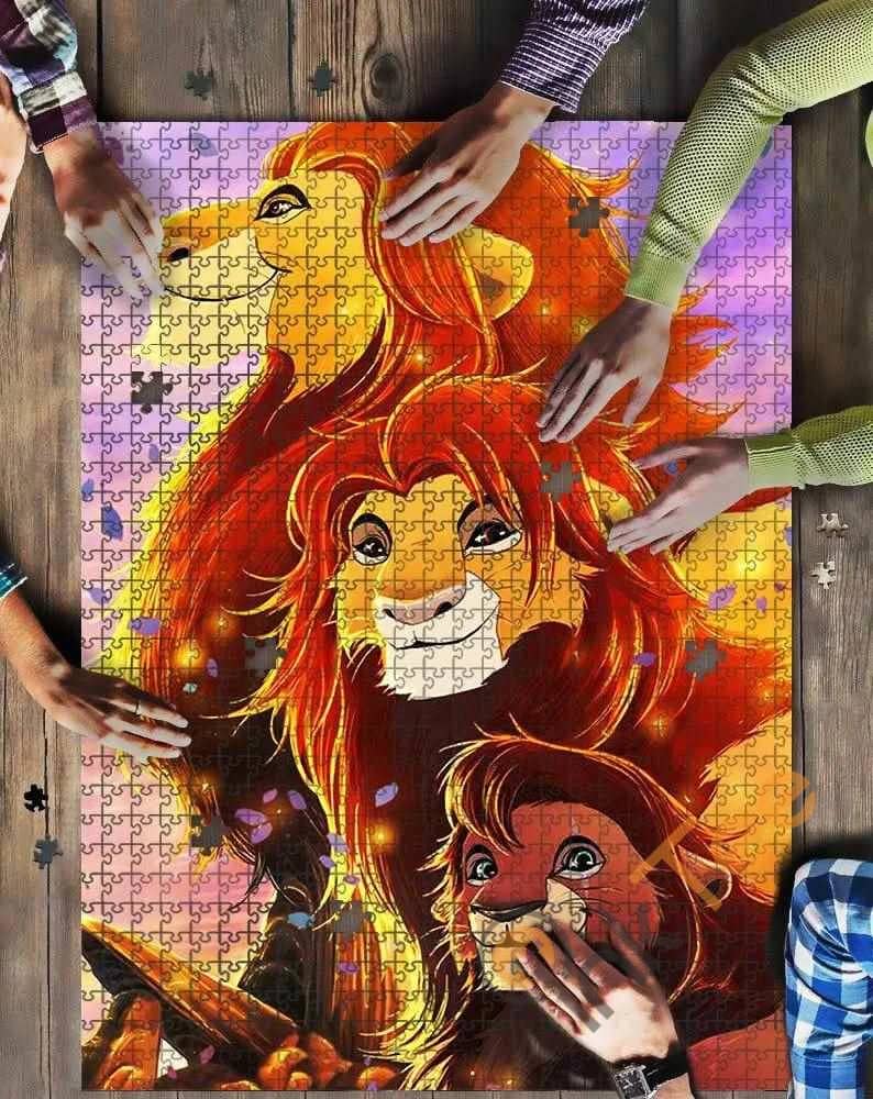 The Lion Kings Art Kid Toys Jigsaw Puzzle