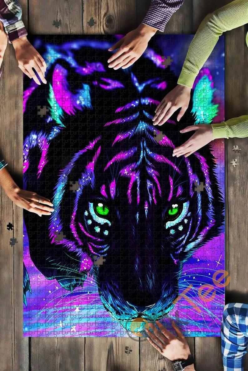 Tiger Colour Art Jigsaw Puzzle