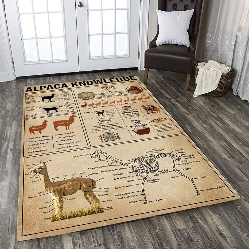 Alpaca Knowledge Rectangle Limited Edition Amazon Best Seller Sku 264993 Rug