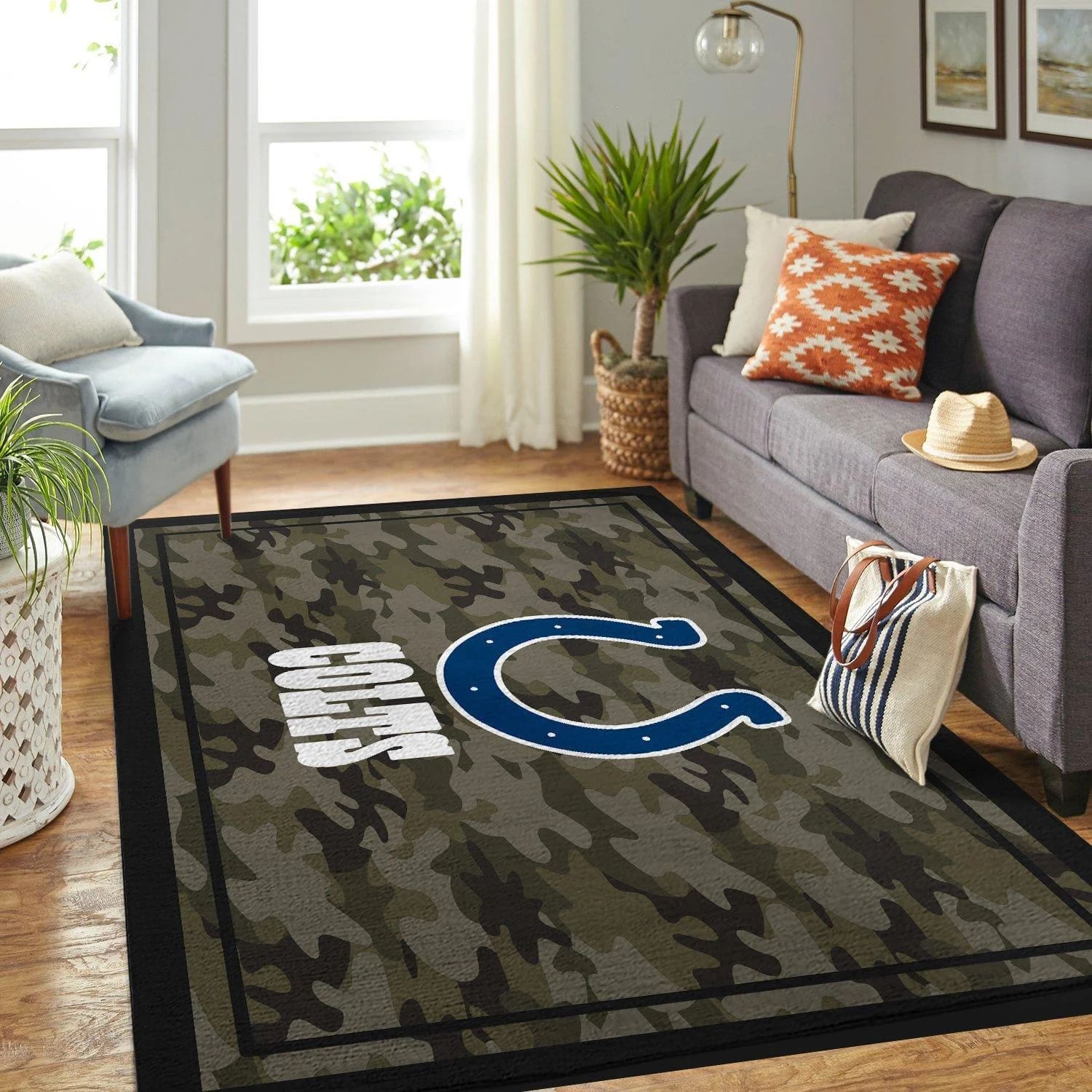 Camo Camouflage Indianapolis Colts Nfl Limited Edition Amazon Best Seller Sku 262088 Rug