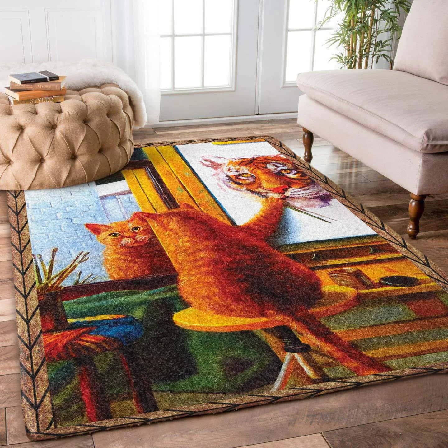 Cat Drawing Limited Edition Amazon Best Seller Sku 267091 Rug