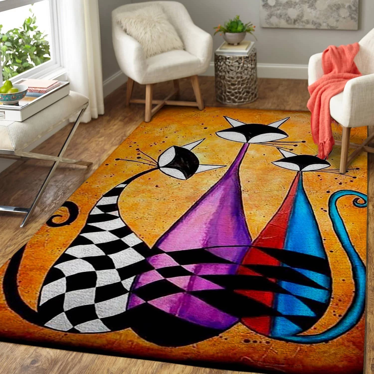 Cat Family Cat Lover Area Limited Edition Amazon Best Seller Sku 262205 Rug