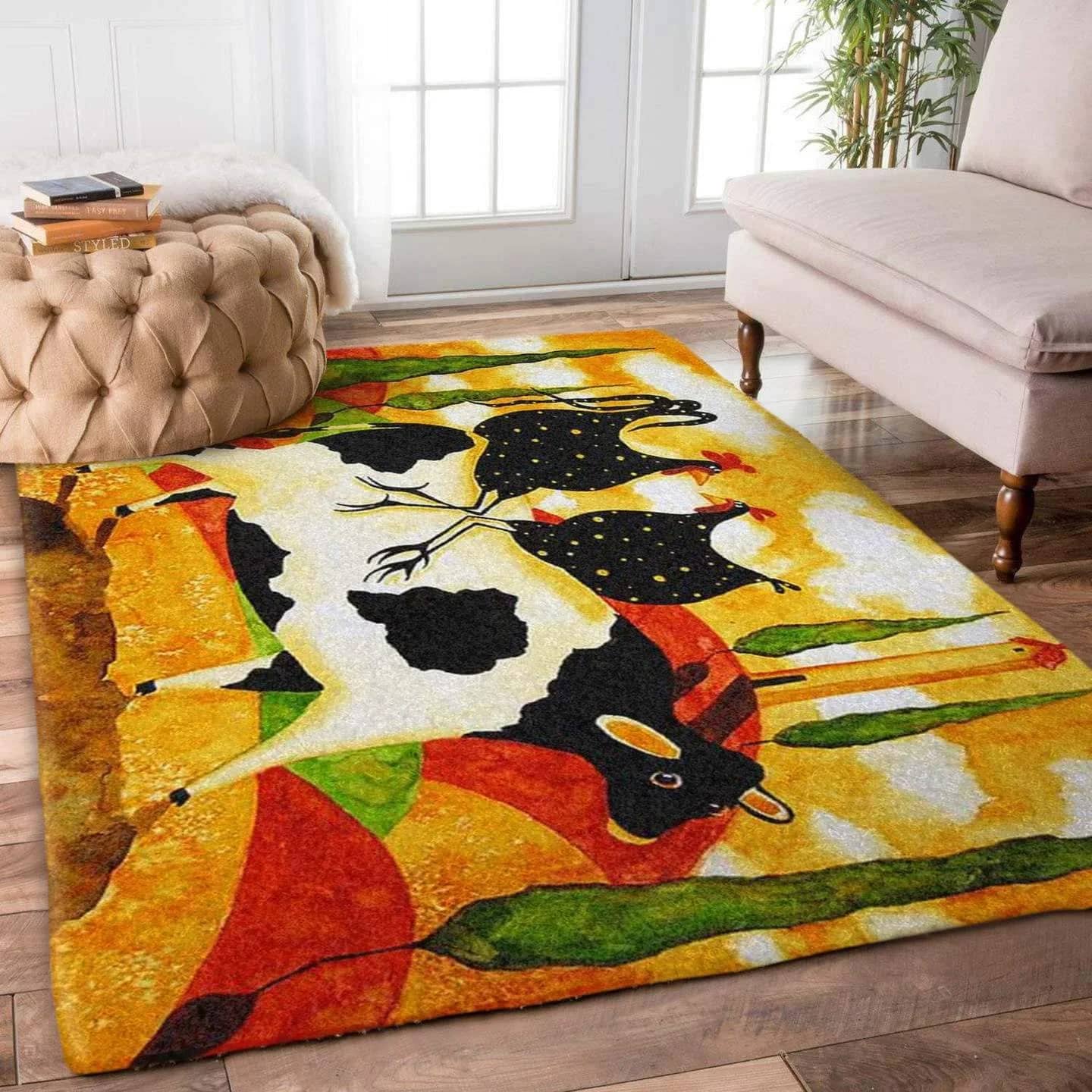 Chicken And Cow Limited Edition Amazon Best Seller Sku 264983 Rug