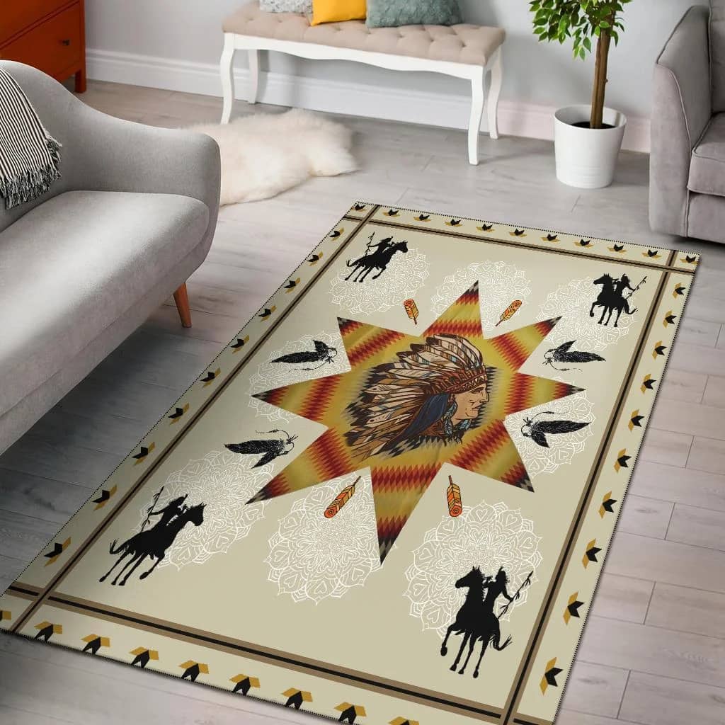 Chief &Amp; Warriors Native American Area Limited Edition Amazon Best Seller Sku 267113 Rug
