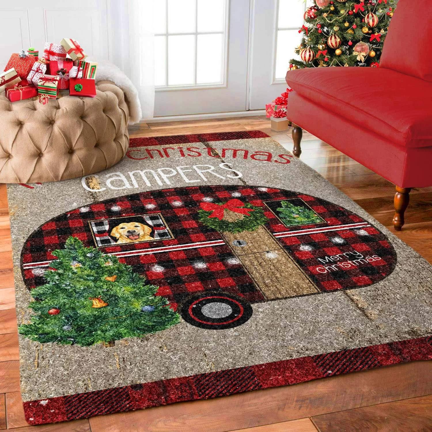 Christmas Campers Limited Edition Amazon Best Seller Sku 262132 Rug