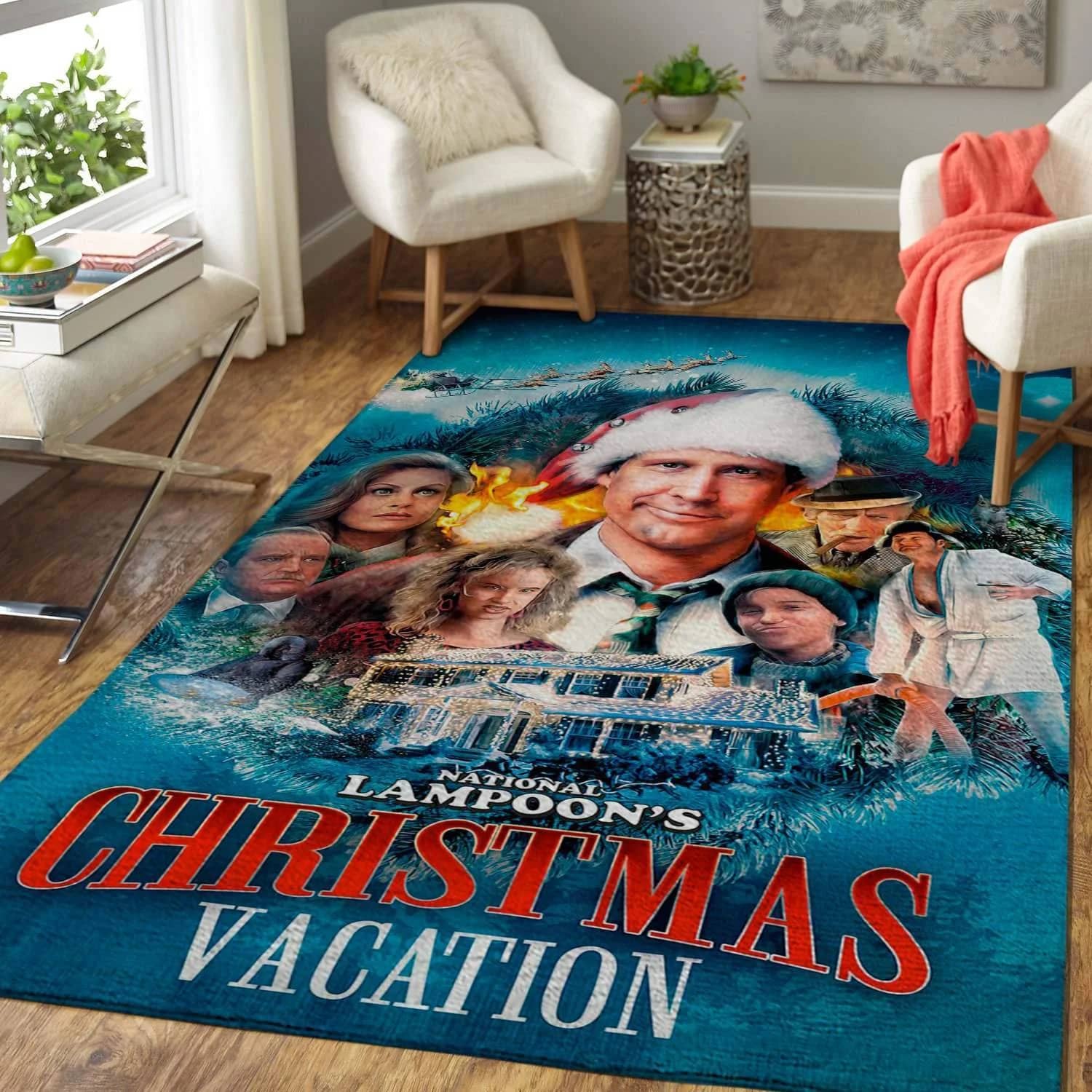 Christmas Gift National Lampoon�S Christmas Vacation Area Limited Edition Amazon Best Seller Sku 267217 Rug