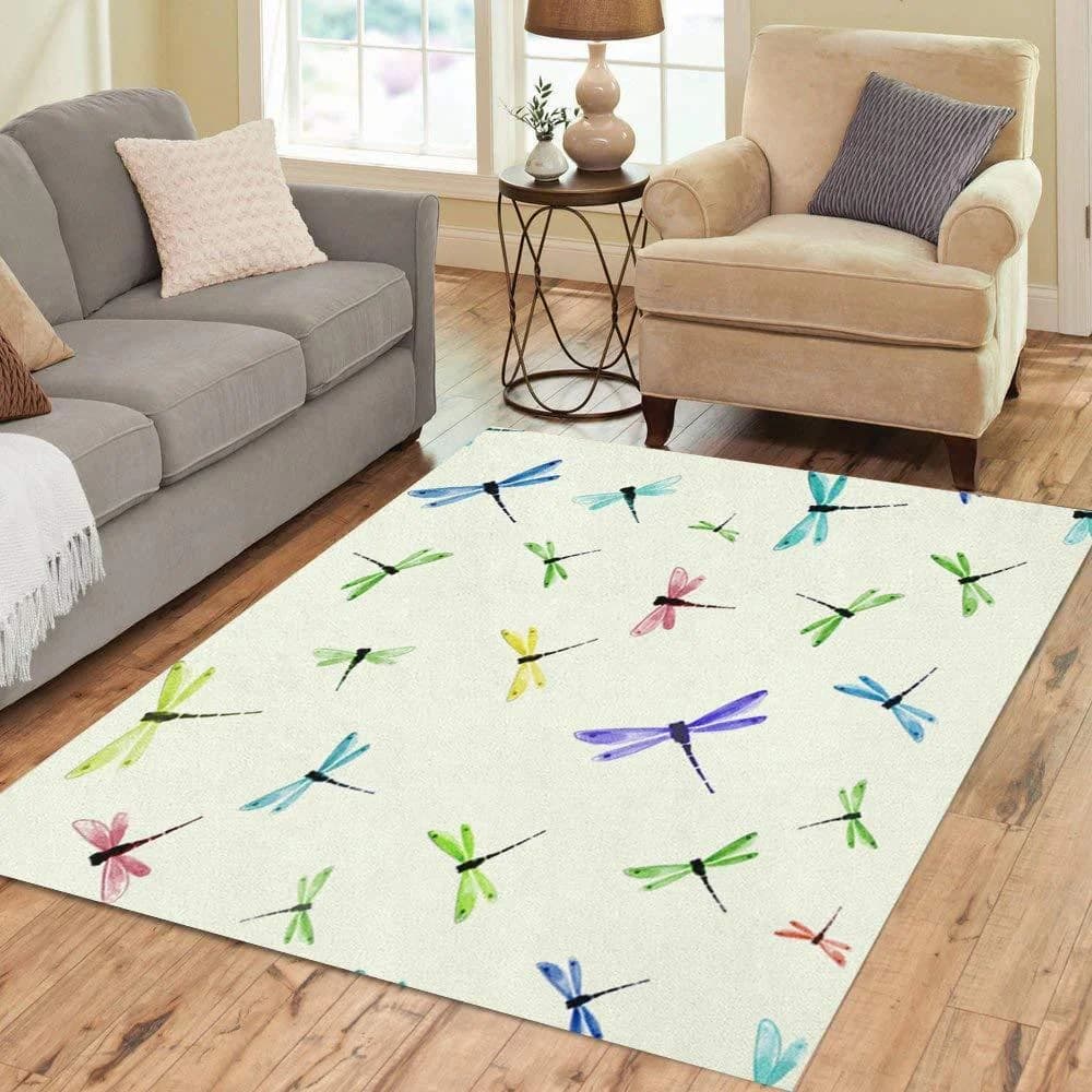 Colorful Dragonflies Limited Edition Amazon Best Seller Sku 262043 Rug