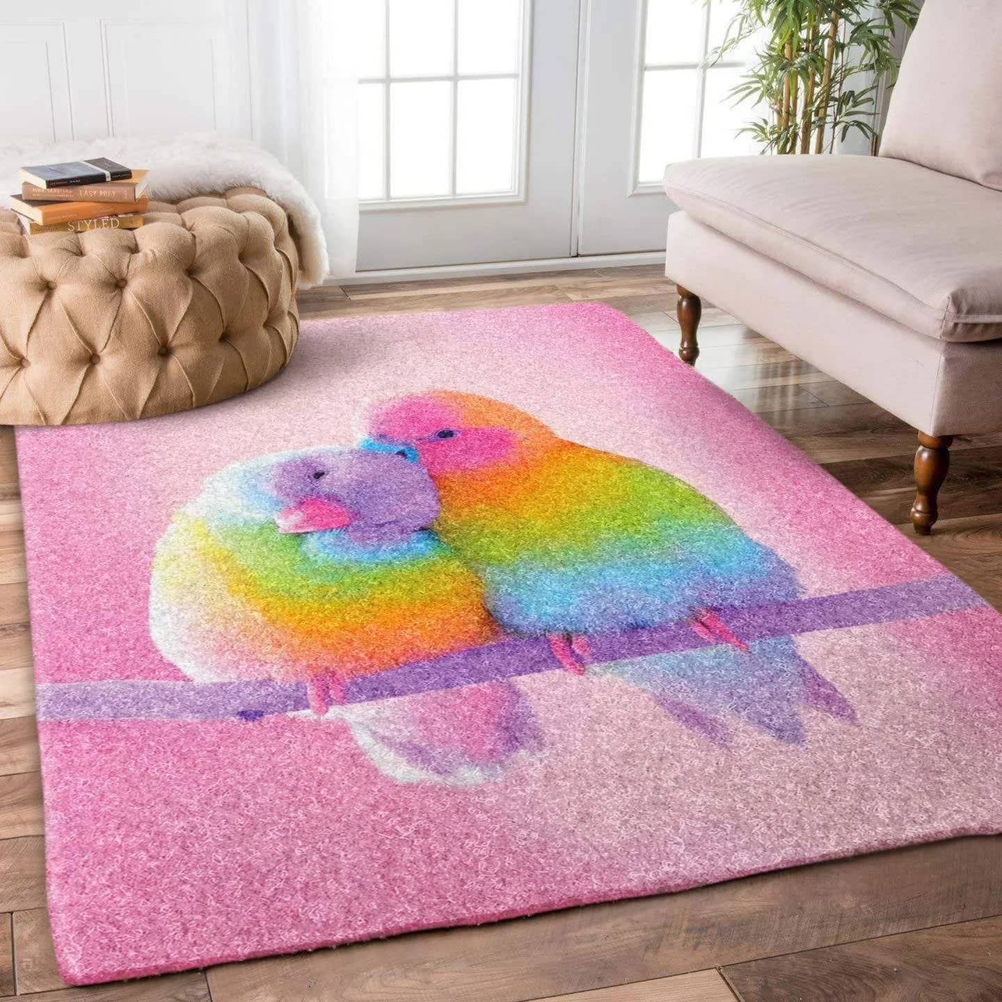 Couple Parrot Limited Edition Amazon Best Seller Sku 267127 Rug