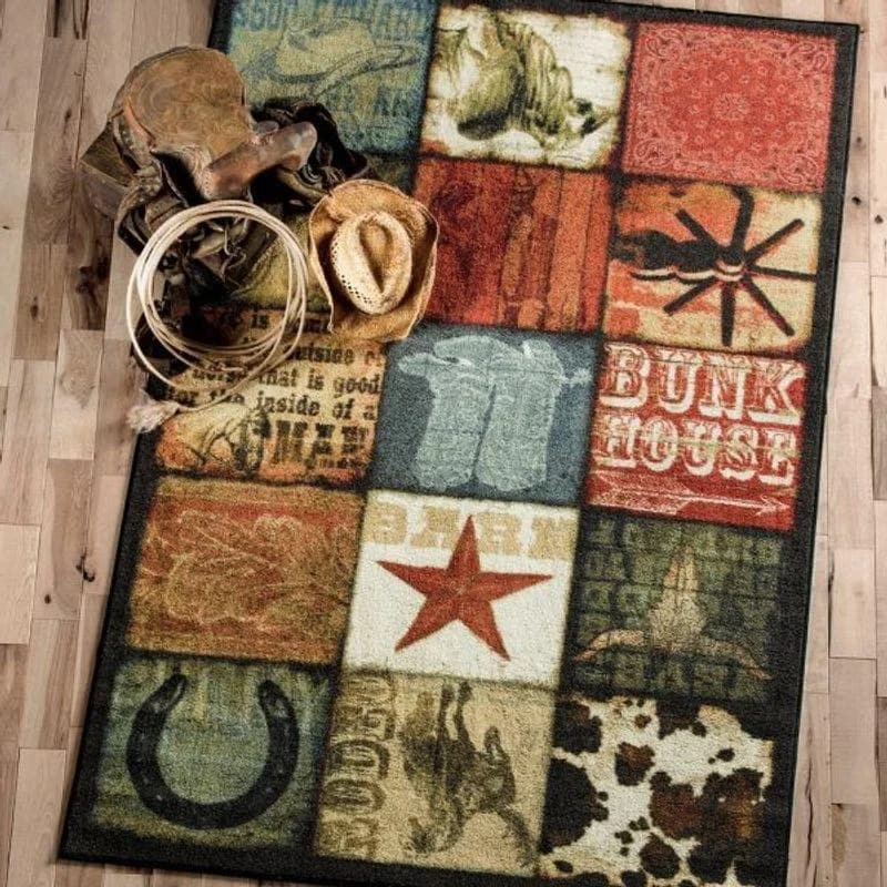 Cowboy Rectangle Limited Edition Amazon Best Seller Sku 267999 Rug