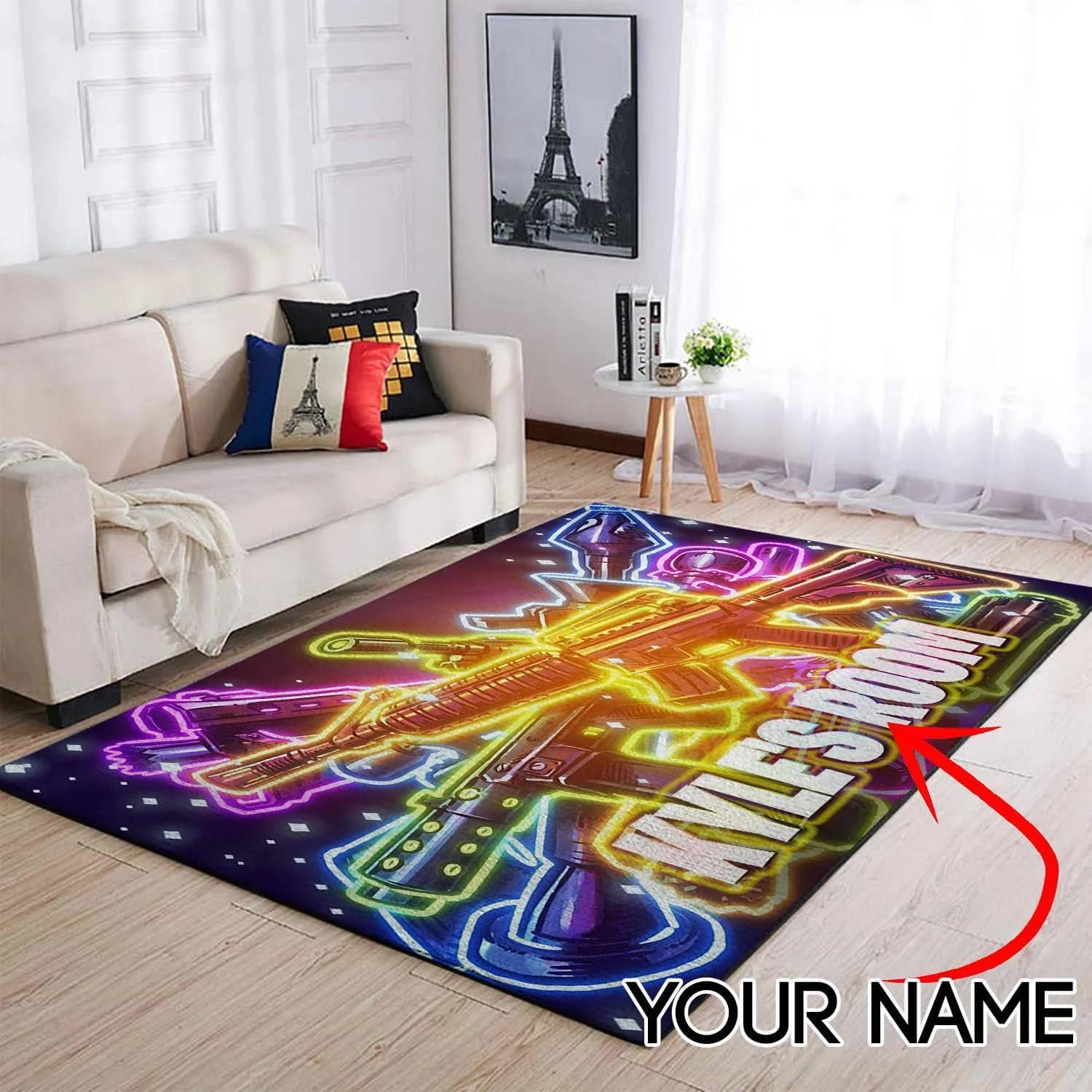 Customized Name Fortnite Area Limited Edition Amazon Best Seller Sku 266282 Rug