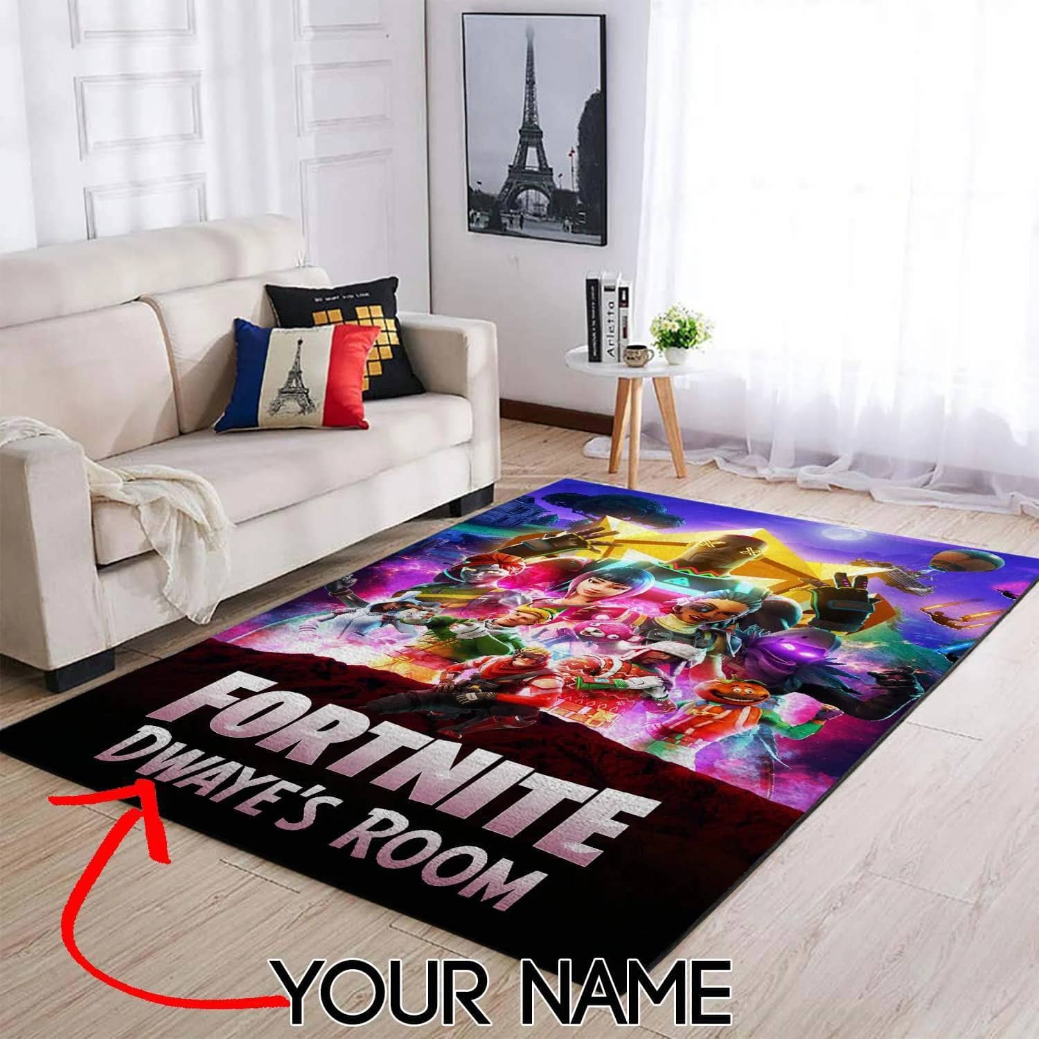Customized Name Fortnite Infinity Wars Area Limited Edition Amazon Best Seller Sku 265661 Rug