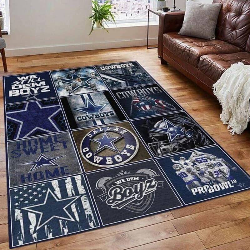 Dallas Cowboys Fan Nfl Football Team Nice Gift Area Limited Edition Amazon Best Seller Sku 267188 Rug