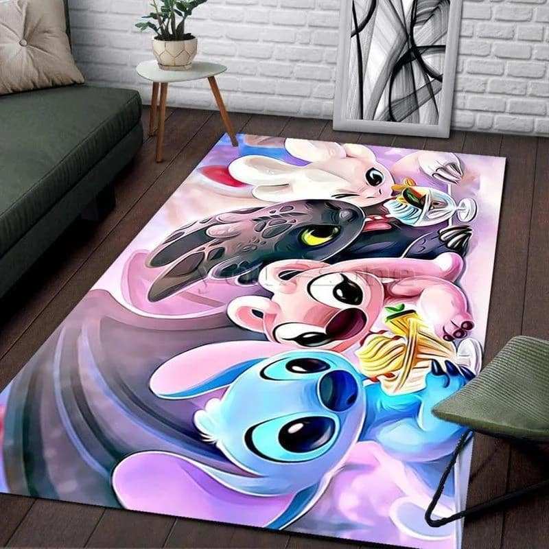 Disney Stitch Family Area Limited Edition Amazon Best Seller Sku 267111 Rug