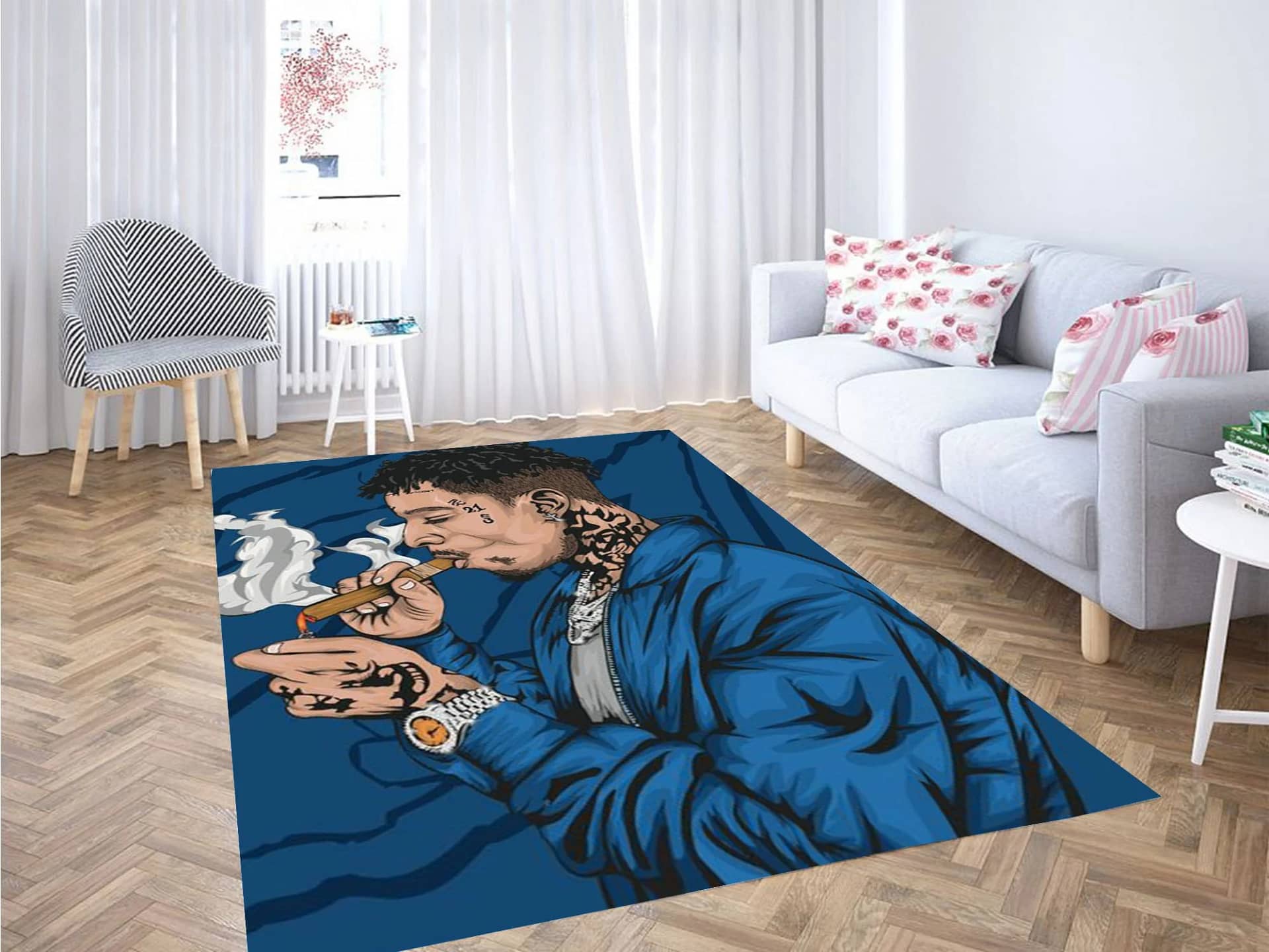 21 Savage Art Carpet Rug