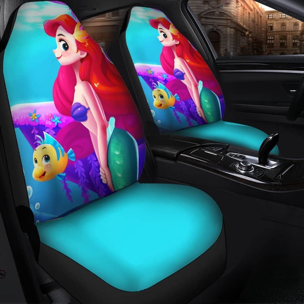A Little Mermaid Disney Cartoon Car Seat Covers