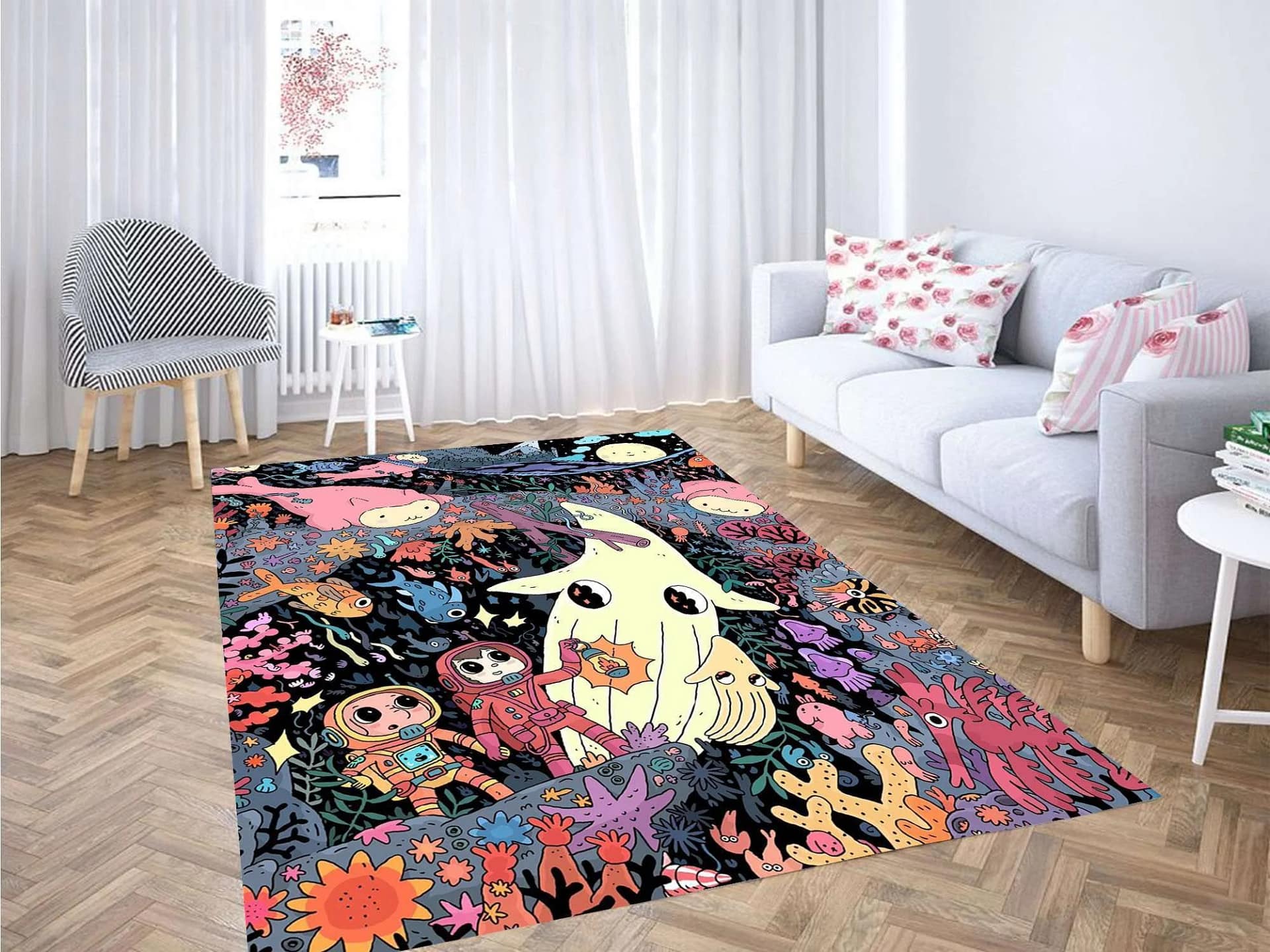 Adventure Time Sea Carpet Rug