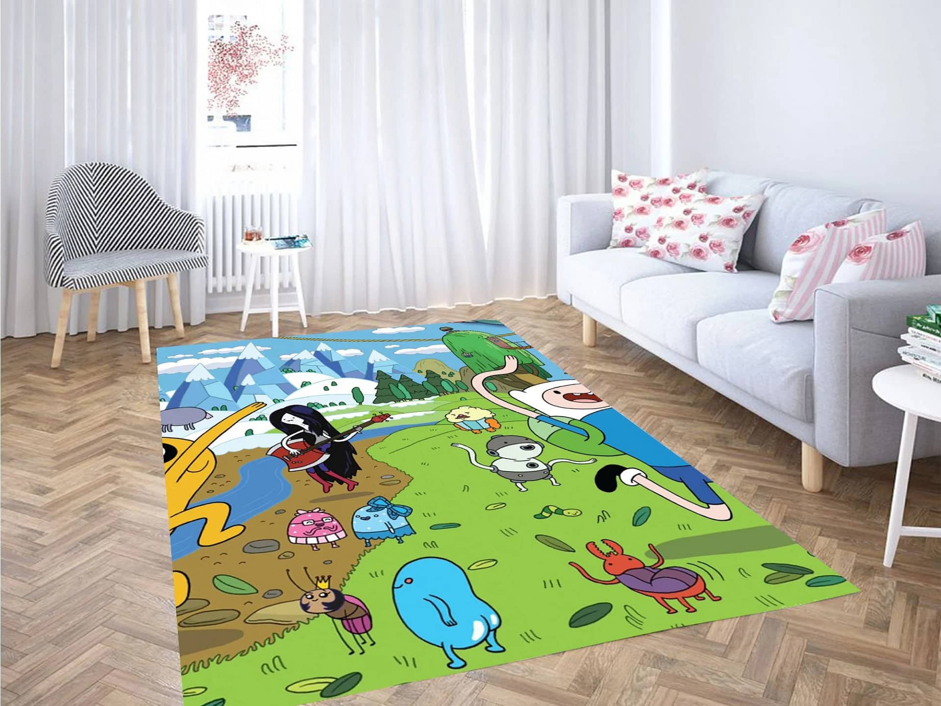Adventure Time World Carpet Rug