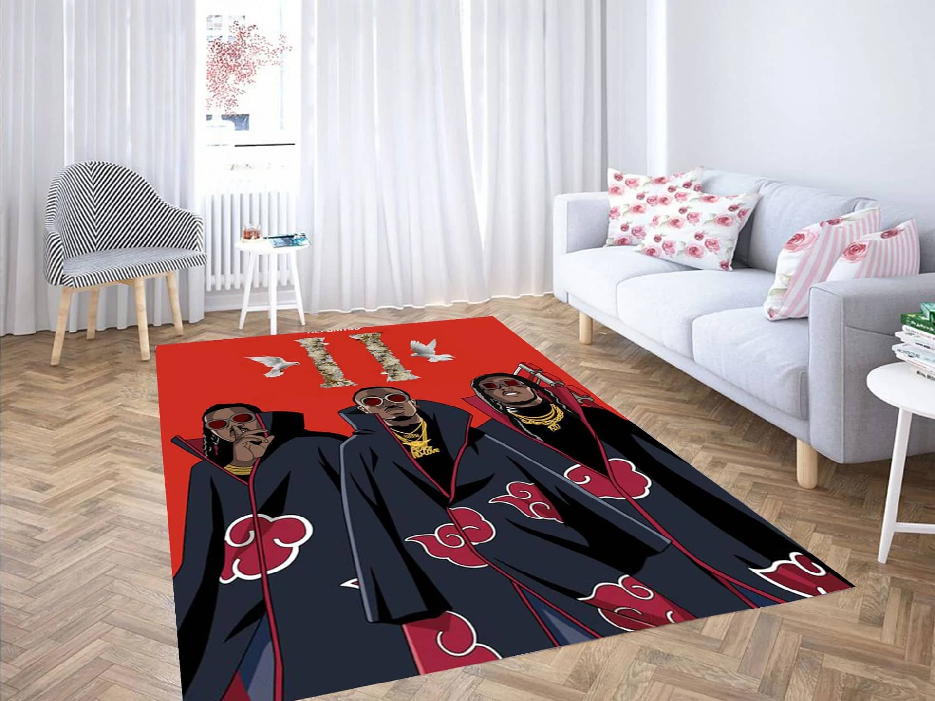 Akatsuki Background Carpet Rug