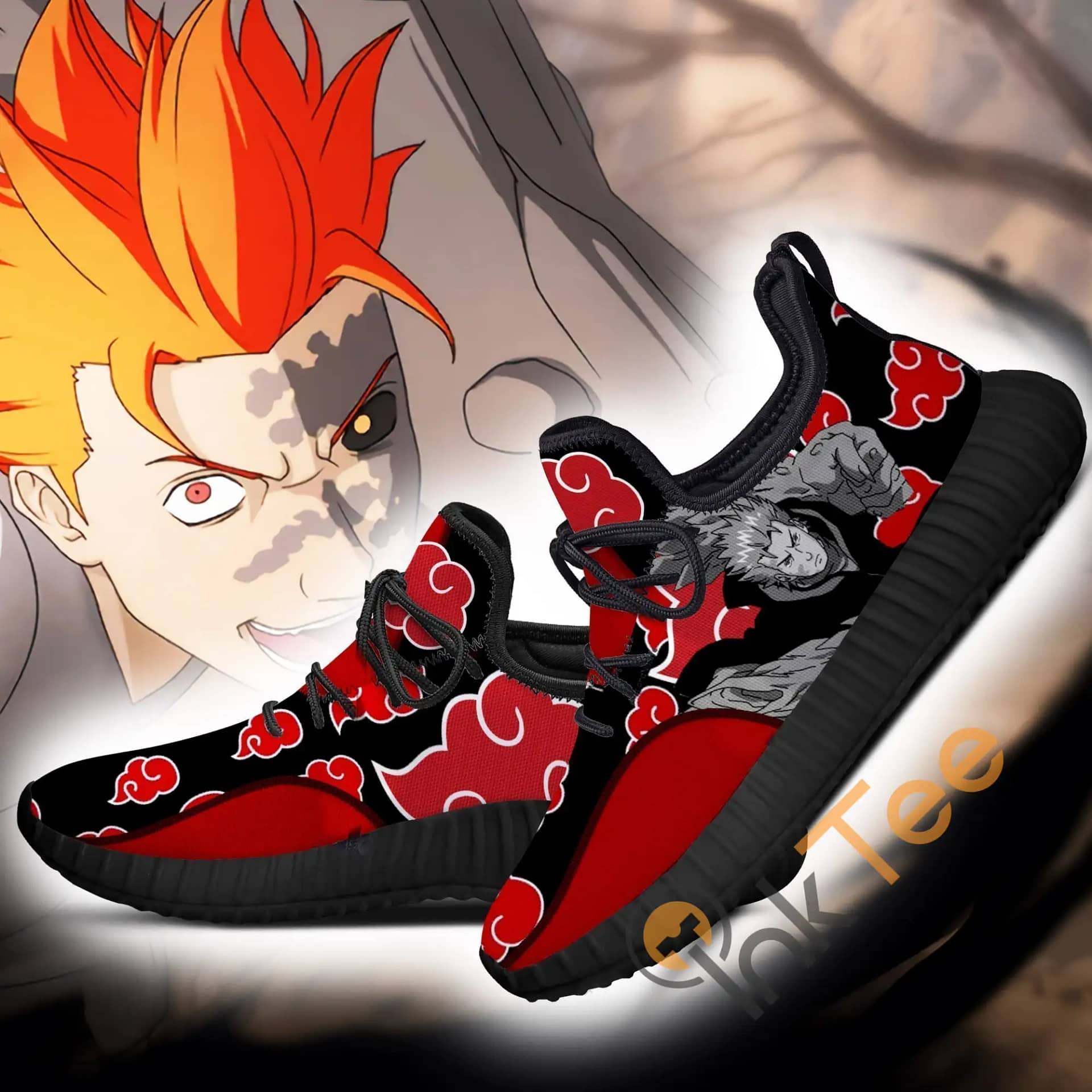 Inktee Store - Akatsuki Jugo Naruto Anime Amazon Reze Shoes Image