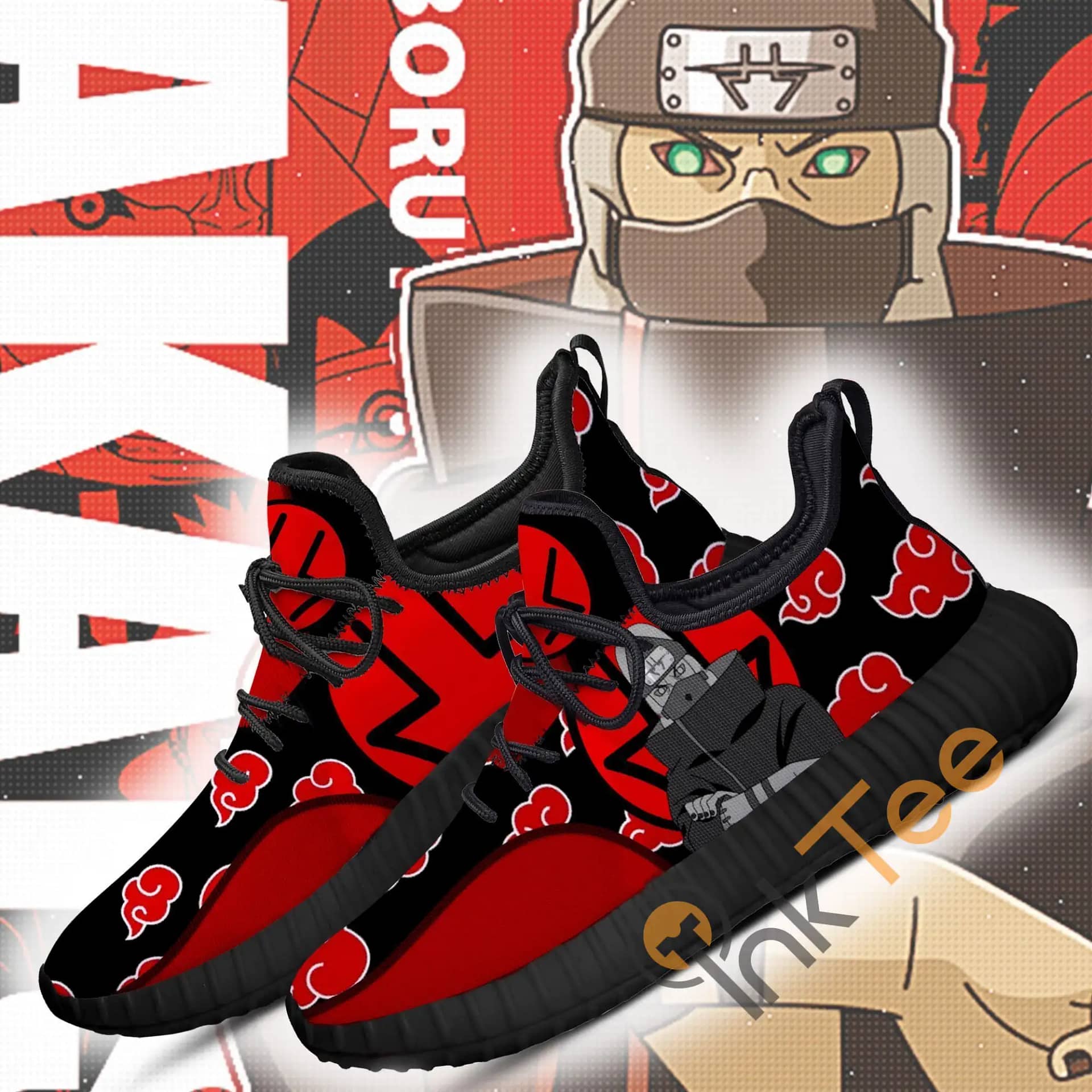 Inktee Store - Akatsuki Kakuzu Naruto Anime Amazon Reze Shoes Image