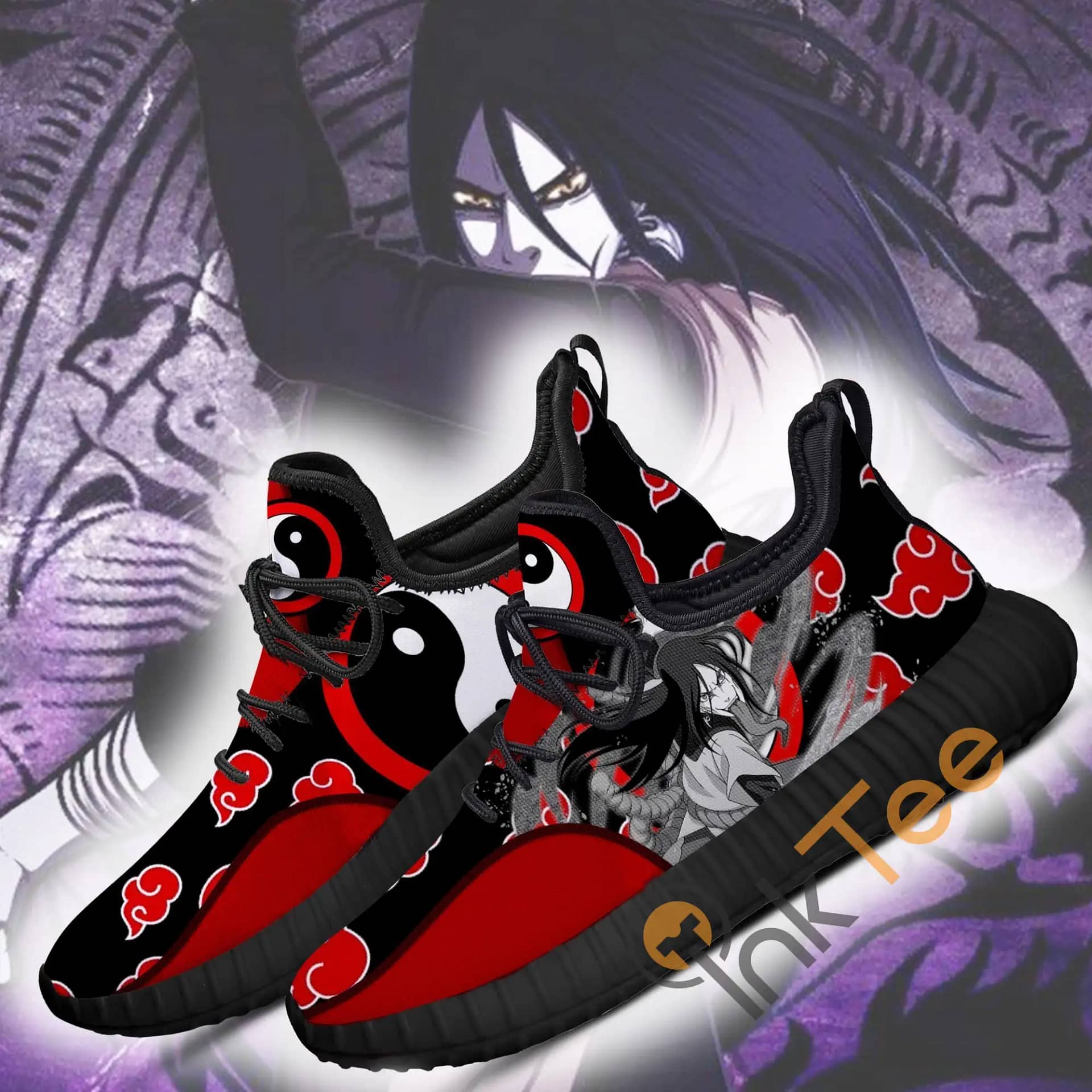 Inktee Store - Akatsuki Orochimaru Naruto Anime Amazon Reze Shoes Image