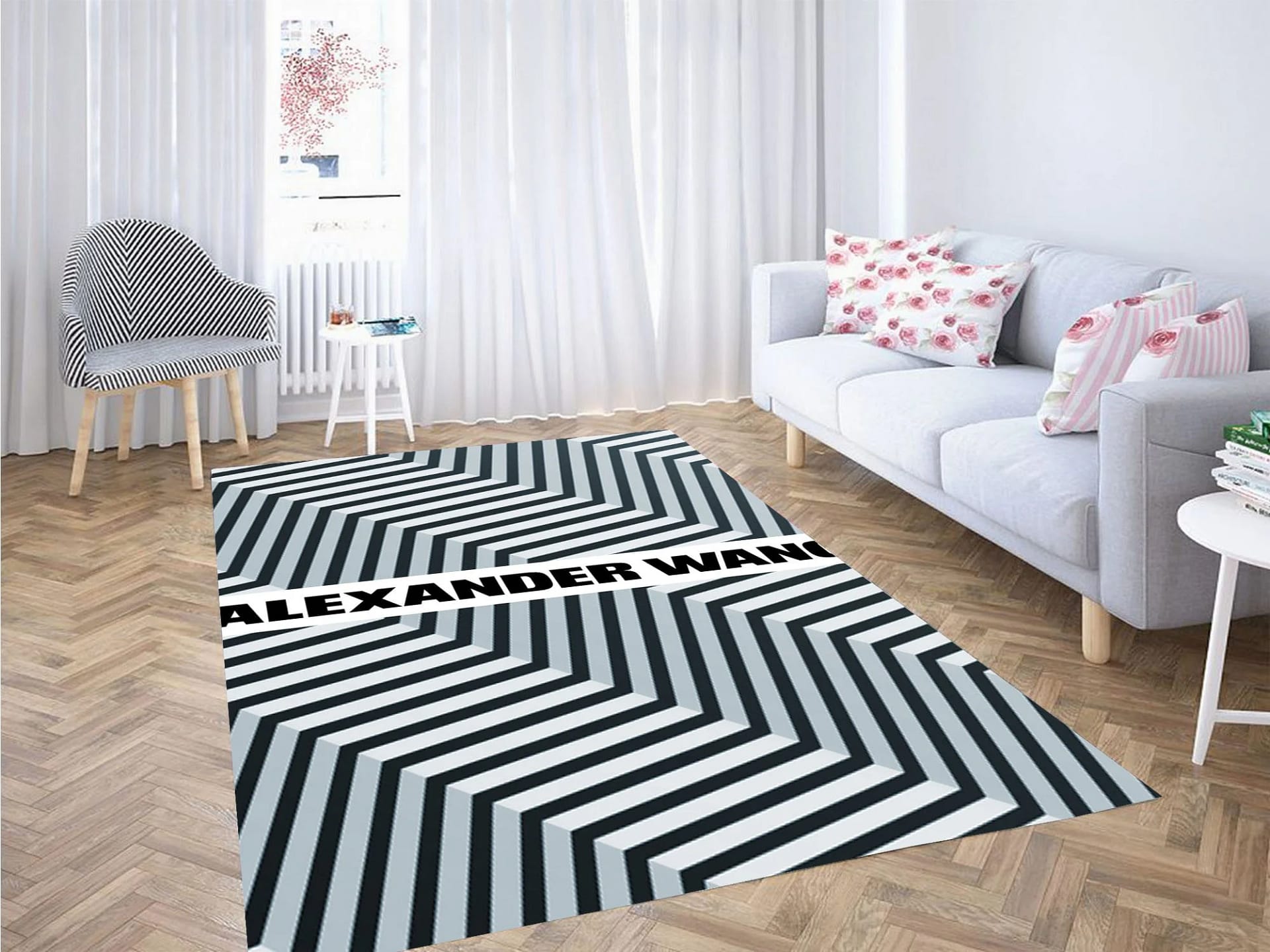 Alexander Wang Bold Pattern Carpet Rug