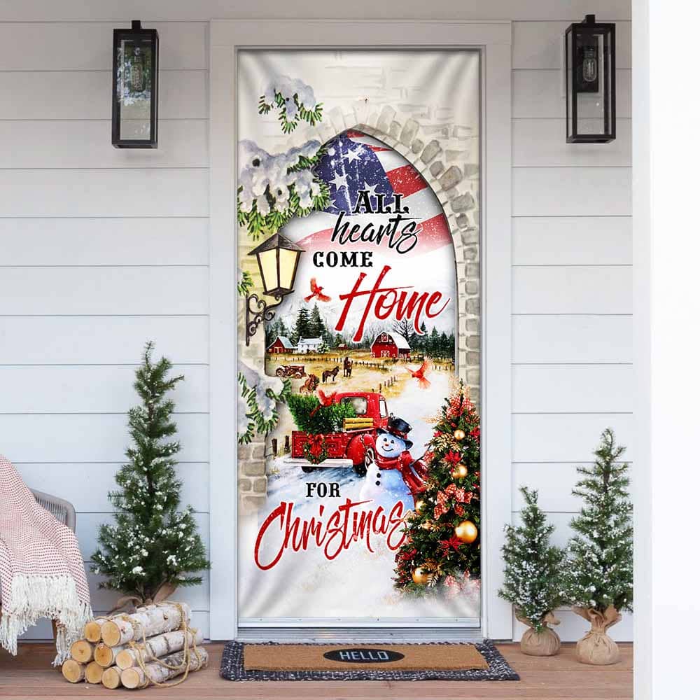 All Heart Come Home For Christmas Door Cover