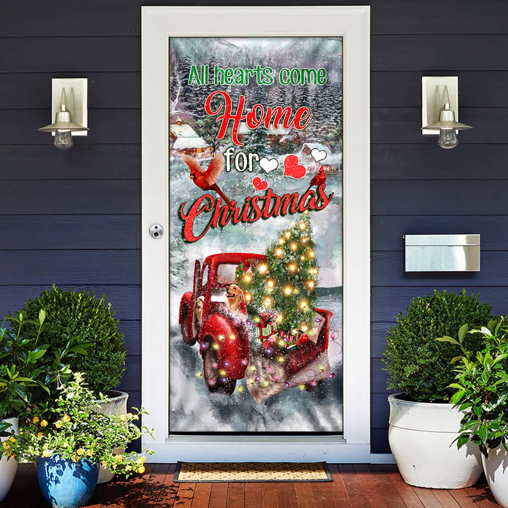 Inktee Store - All Hearts Come Home For Christmas Door Cover Image