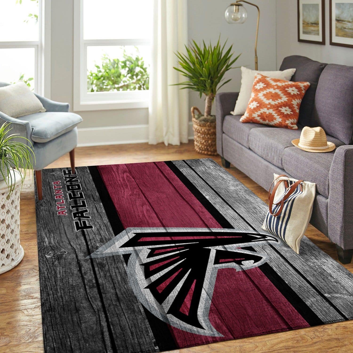 Amazon Atlanta Falcons Living Room Area No2070 Rug