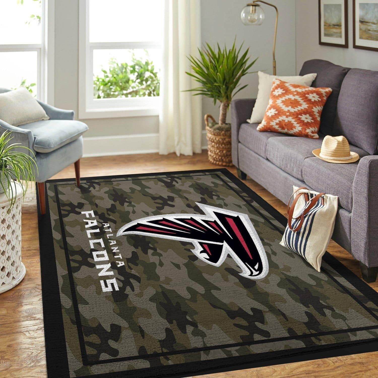 Amazon Atlanta Falcons Living Room Area No2077 Rug