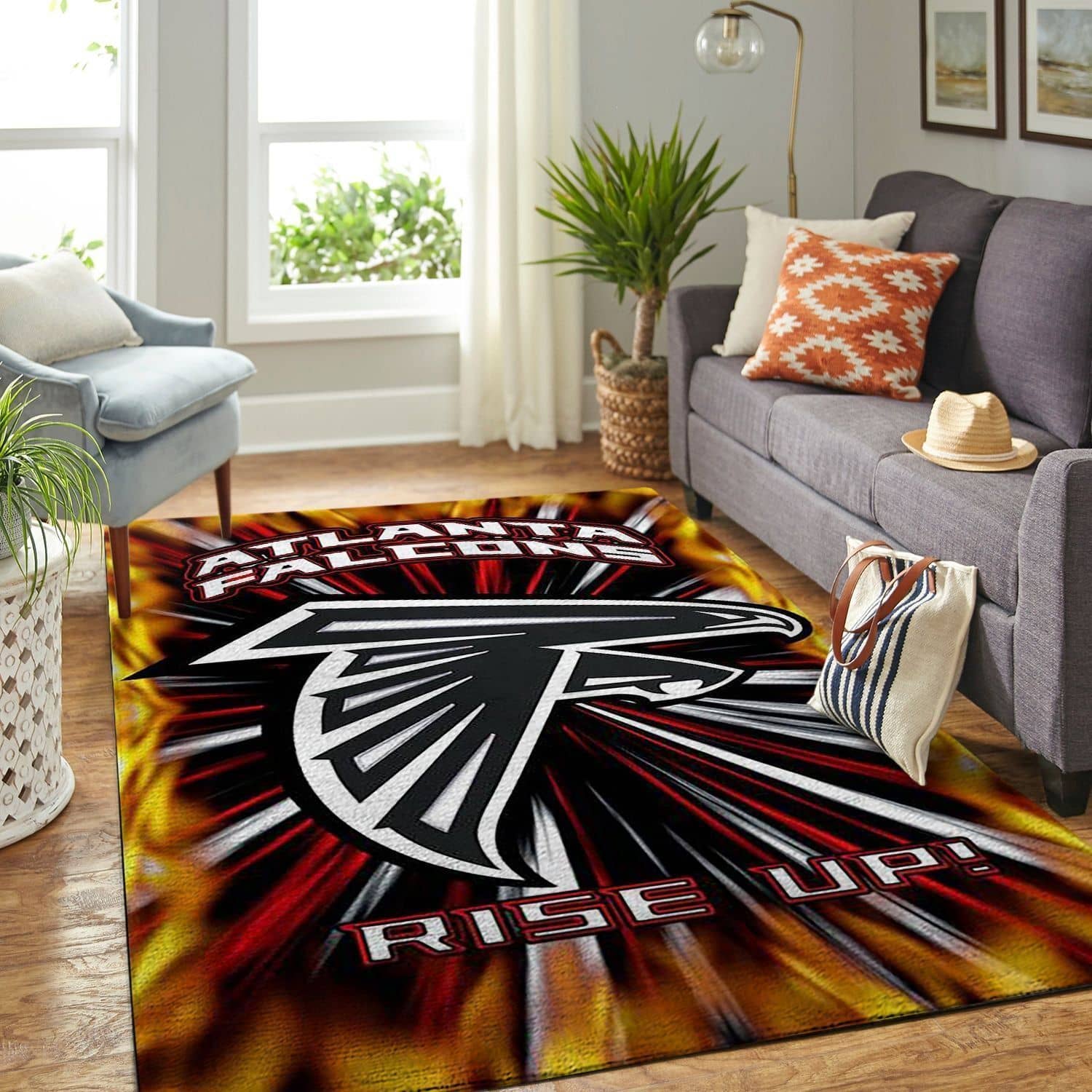 Amazon Atlanta Falcons Living Room Area No2086 Rug