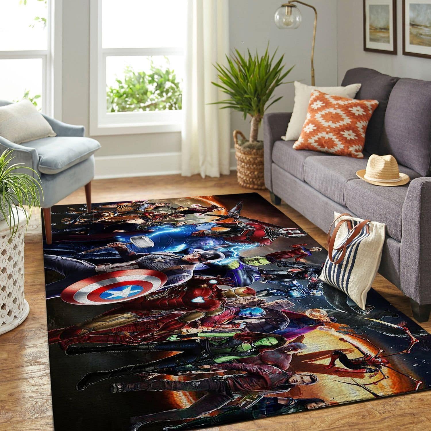 Amazon Avengers Living Room Area No5669 Rug